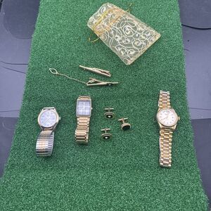 Men’s Watches Lot of 3– Parts/Repair As Is Mixed Styles  Moulin, Armitron, Acqua